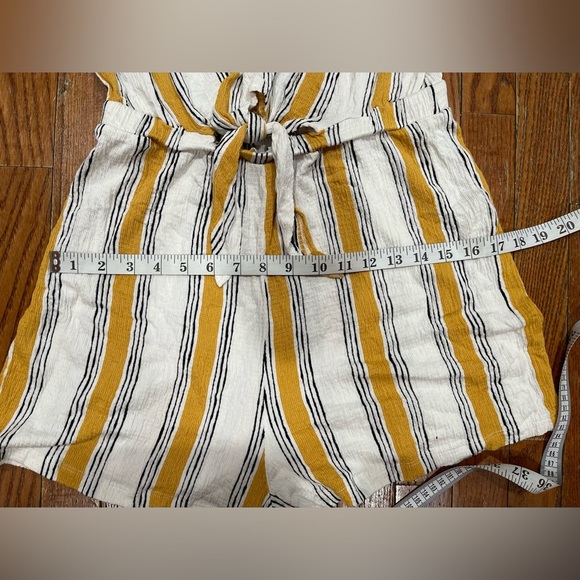 Love Tree Mustard and White Striped Top - Picture 9 of 11